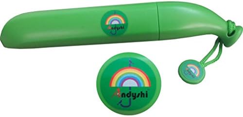 Andyshi Novelty Outdoor Portable 3 Folding Banana Shape Gift Sun Rain Umbrella Green