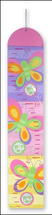 Childrens Toyshop  Toys : Stephen Joseph Growth Chart: Butterfly