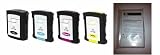 4 pack of high capacity Compatible print ink Toner Cartridge to replace HP 88x1 (black, cyan, magenta, yellow) for multifunction Hewlett Packard HP OfficeJet Pro K-5400 K-5400dn K-5400dtn K-5400tn K-550 K-550dtn K-550dtwn K-8600 K-8600dn L-7500 L-7550 L-7