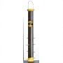 Droll Yankee 23" Finch Flocker Yellow Nyjer Tube Feeder 8 Ports