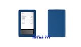 High Quality Blue Gel Silicone Skin Case for the Nook, Barnes and Nobles Electronic eBook Reader Cover-Blue