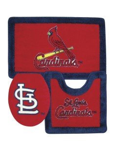 St. Louis Cardinals Bathroom Rug Set