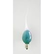 Pack of 2 Green Glow Silicone Electric Candle Lamp Replacement Light Bulbs