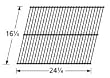 Porcelain Coated Steel Wire Cooking Grid for For PGS, MHP, Ducane, Charbroil, Phoenix and Charmglow Grills