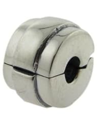 Authentic Carlo Biagi Decorative Clip Lock Line 360 Bead Sterling Silver for European Charm Bracelet