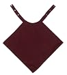 Adult Bib Dignity Clothing Protector Napkin Style Burgundy