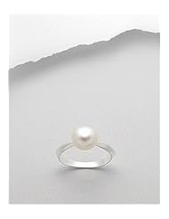 Fresh Water Pearls Ring In 92.5 Sterling Silver