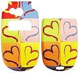Multi Heart - Motorola V551 Faceplate Cell Phone Cover