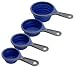 Kitchen & Housewares : Measuring Cup Set - Silicone - Blue