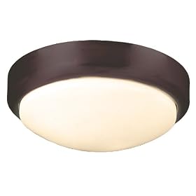World Imports Lighting 9302-55 Beyond Modern 2-Light Flush Mount Fixture, Aged Bronze by World Imports