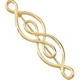 14K White Gold Brooch