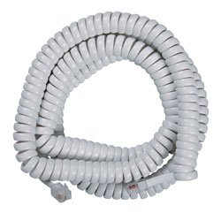 RCA TP282W 25 Foot Handset Coil Cord White