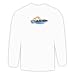 Long Sleeve T-shirt with vertebrate, stream, watercourse, water, aquatic, cat, fish, ...