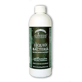 Ginesis Liquid Enzymes – Natural Water Treatment for Water Gardens, Ornamental Ponds, safe for fish, pets and humans. Removes waste, muck, sludge NATURALLY AND SAFELY for backyard ponds. 16oz Bottle
