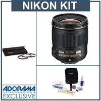 Nikon 28mm f/1.8G AF-S Nikkor Lens, USA Warranty - Bundle - with Tiffen 67mm Photo Essentials Filter Kit (UV, CP, 812 Warming), Adorama Cleaning Kit Nikon 28mm f/1.8G AF-S Nikkor Lens, USA Warranty - Bundle - with Tiffen 67mm Photo Essentials Filter Kit (UV, CP, 812 Warming), Adorama Cleaning Kit