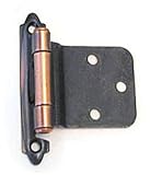 Amerock Decorative 30 Degrees Reverse Bevel Self Closing Cabinet Door Hinge Antique Copper