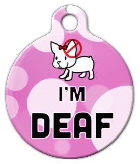 deaf dog id tags