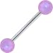 Lilac MIRACLE BALL Barbell Tongue Ring
