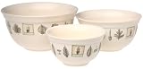 Pfaltzgraff Naturewood 3-Piece Mixing Bowl Set