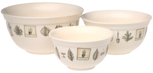 Pfaltzgraff Naturewood 3-Piece Mixing Bowl Set
