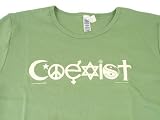 Coexist Ladies T-shirt - Large Moss Green