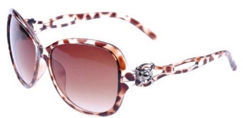 niceeshop(TM) New Fashion Vintage Ladies Hollow Out Large Polarized Sunglasses