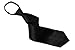 Men's - Black - Zipper Tie