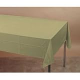 Sage Green (Light Green) Paper Tablecover (Single)
