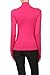WHITE APPAREL Women's Long Sleeve Mock Turtleneck Fleece Top
