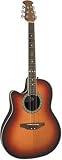 Ovation LCC047 Celebrity Left-Handed Mid-Depth Acoustic-Electric Guitar - Honeyburst