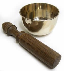 民族楽器 高音質シンプルシンギングボウル 9.8cm