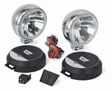 4X Spot Light Kit Incl. Pair W510 Lights w/100 Watt H3 Quartz Halogen Bulb Switch Wiring 2 Hard Plastic Lens Covers