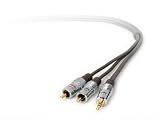 Techlink Wires CR68 - Premium 3.5mm To 2 Phono Stereo Cable - 5m