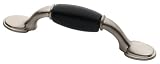 Liberty Hardware P50011C-SNB-C 3-Inch Ceramic Insert Spoon Foot Pull