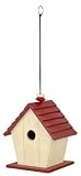 Red Carpet Studios Ltd. Birdie in the Woods Red and Cream Birdhouse