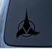 Search : KLINGON - Star Trek - Car, Truck, Notebook, Vinyl Decal Sticker #1130 | Vinyl Color: Black