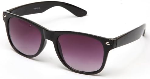 Newbee Fashion® - 80's Classic Blue Brothers Wayfarer Styles Vintage Retro Solid Color Sunglasses