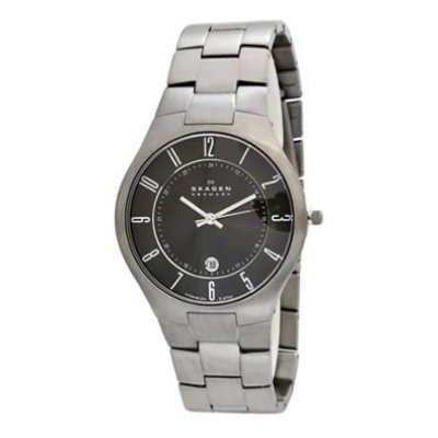 Skagen Mens 801XLTXM Titanium Dial Watch