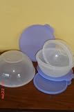 Tupperware Wonderlier Bowl Set of 3 Blueberry Mist by 