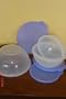 Tupperware Wonderlier Bowl Set of 3 Blueberry Mist