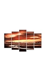 Wall Decor Fotocuadro 5 Piezas Pirámide Roadbrown