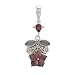 Sajen Sterling Silver Rhodocrosite Pink Tourmaline and Moonstone Pendant