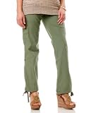 Motherhood Maternity: Secret Fit Belly(tm) Poplin Cargo Pockets Convertible Maternity Pants