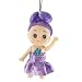 Gino Purple Dressed Plastic Doll Pendant Camera Phone Charm Strap
