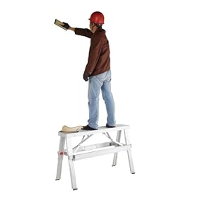 Professional Atta Boy Aluminum Adjustable Drywall Bench by Platinum Tool by Pentagon