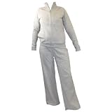 Reebok Damen Trainingsanzug Grau Gr. 44