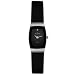 Skagen Women's 271SSLB Steel Collection Slim Black Leather Watch