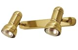 Regency Double Wall Spot Light Antique Brass Finish