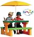 Toys : "4 Kids" Picnic Table with Umbrella