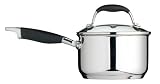 Kitchen Craft Stainless Steel Saucepan & Lid 16cm